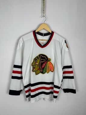 Vintage 90s Chicago Blackhawks CCM Hockey Jersey